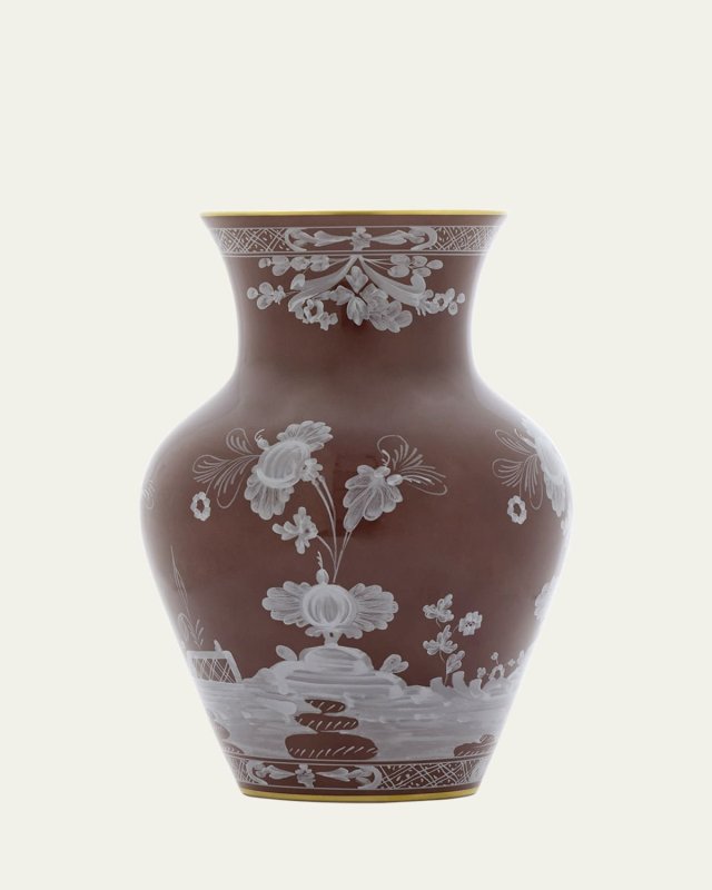 Oriente Italiano Ming Vase, 10"
